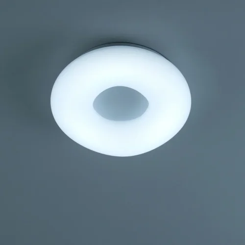 Светильник потолочный LED Стратус CL732B280G Citilux белый 1 лампа, основание белое в стиле современный маруся яндекс алиса фото 5