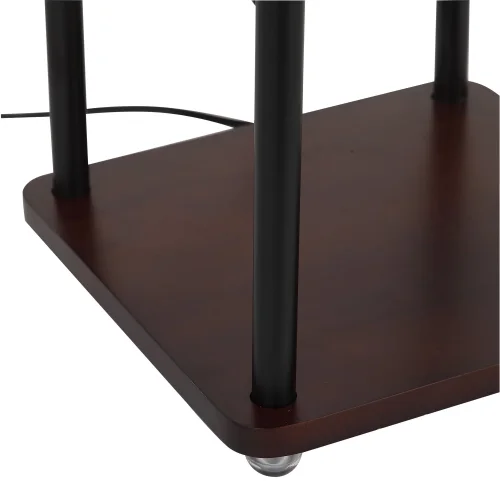 Торшер со столиком Menola SLE302.405.01 ST-Luce со столиком бежевый 1 лампа, основание чёрное коричневое в стиле современный
 фото 4