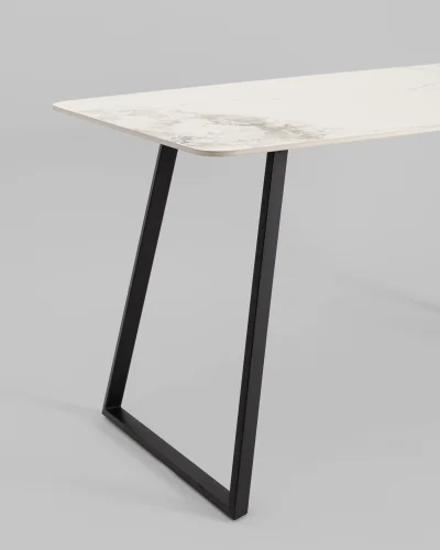 Стол обеденный Vermont, 140*80, керамика светлая, столешница УТ000040513 Stool Group столешница белая из керамика фото 3