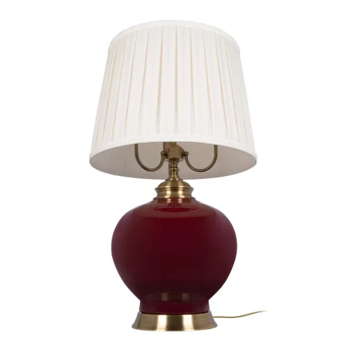 Настольная лампа Ruby 10267T/L LOFT IT бежевая 3 лампы, основание бордовое керамика в стиле классический современный  фото 3