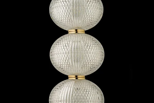 Светильник подвесной LED Candels L 1.P7 G Arti Lampadari прозрачный 1 лампа, основание золотое в стиле современный  фото 3