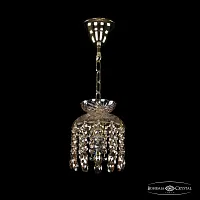 Светильник подвесной 14781/15 G M721 Bohemia Ivele Crystal прозрачный 1 лампа, основание золотое в стиле классика sp