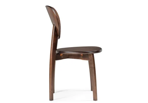 Деревянный стул Окава венге коричневый 543598 Woodville, венге/, ножки/массив бука дерево/венге, размеры - ****440*500 фото 3