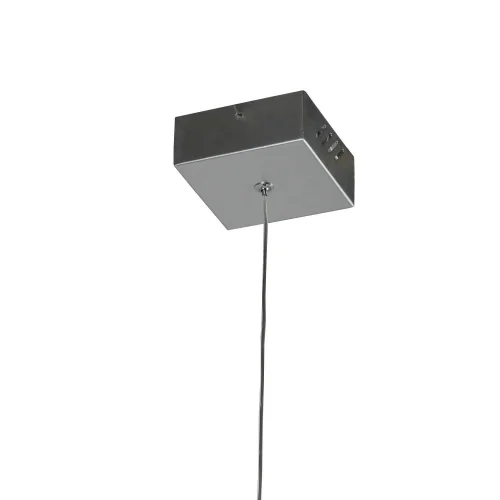 Светильник подвесной LED Pyramidis 2259-1P Favourite серебряный на 1 лампу, основание серебряное в стиле современный пирамида фото 3
