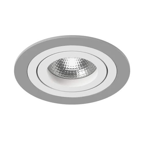 Светильник точечный Intero 16 Round i61906 Lightstar белый 1 лампа, основание серое в стиле хай-тек современный 