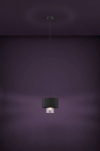 Светильник подвесной Sapuara 39977 Eglo чёрный 1 лампа, основание чёрное в стиле современный  фото 2