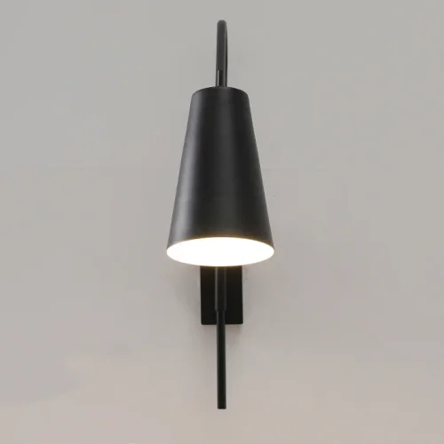 Настенный светильник VERINA Black 224055-23 ImperiumLoft чёрный на 1 лампа, основание латунь в стиле лофт современный  фото 9
