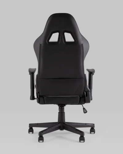 Кресло спортивное TopChairs GMM-080, черный УТ000036996 Stool Group, чёрный/экокожа, ножки/пластик/чёрный, размеры - 470*1330***740*680 фото 8