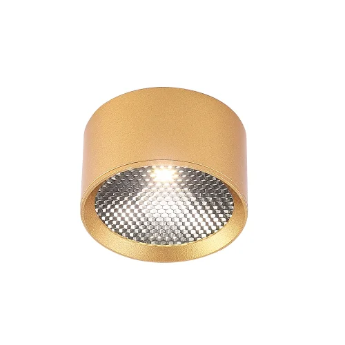 Светильник накладной LED CLT 525C70 GO 4000K Crystal Lux золотой 1 лампа, основание золотое в стиле современный круглый фото 5