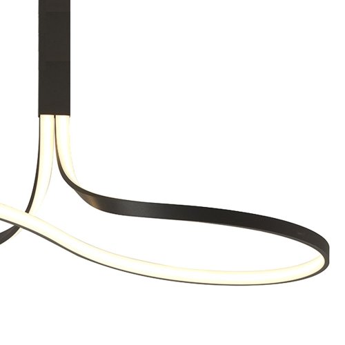 Светильник потолочный LED NUR 5806 Mantra коричневый 1 лампа, основание коричневое в стиле модерн хай-тек  фото 3