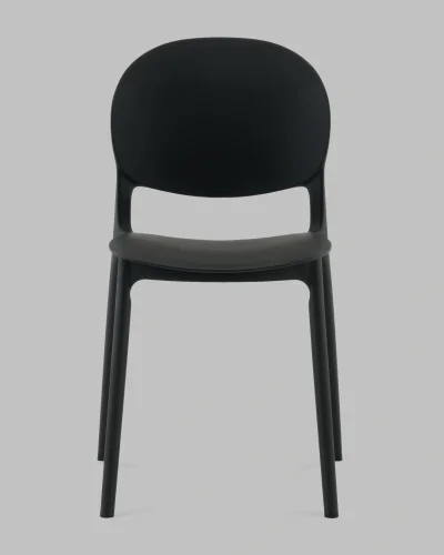 Стул Briny, пластик черный УТ000041340 Stool Group, чёрный/пластик, ножки/металл/чёрный, размеры - *780**** фото 4