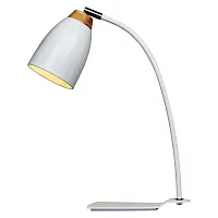 Настольная лампа LOFT4402T-WH LOFT IT белая 1 лампа, основание белое металл в стиле лофт 