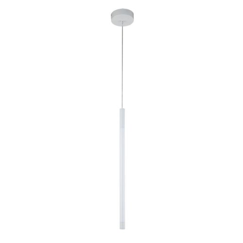 Светильник подвесной LED Vettore V000039L Indigo прозрачный 1 лампа, основание белое в стиле минимализм трубочки