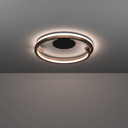 Светильник потолочный LED Mezzomonte 901825 Eglo бронзовый на 1 лампу, основание чёрное в стиле современный хай-тек фото 6