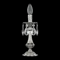 Настольная лампа 72100L/1-26 Ni Bohemia Ivele Crystal без плафона 1 лампа, основание никель металл в стиле классический 