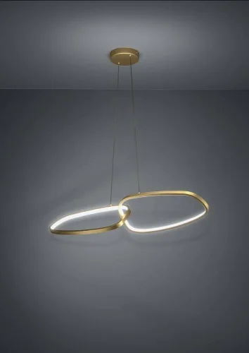 Светильник подвесной Lodosa 390205 Eglo латунь на 1 лампу, основание латунь в стиле современный хай-тек фото 2