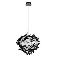 Люстра подвесная Слизия / Clizia 10593/420 Black LOFT IT чёрная белая на 2 лампы, основание в стиле 