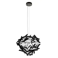 Люстра подвесная Слизия / Clizia 10593/420 Black LOFT IT белая чёрная на 2 лампы, основание в стиле арт-деко современный Люстра подвесная Слизия / Clizia 10593/420 Black LOFT IT белая чёрная на 2 лампы, основание в стиле арт-деко современный