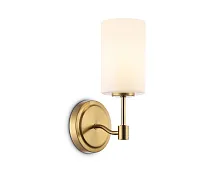 Бра LH56056 Ambrella light белый на 1 лампу, основание латунь в стиле современный 