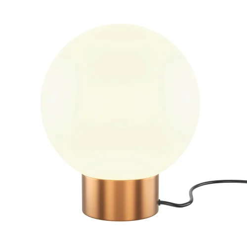 Настольная лампа Basic form MOD321TL-01G3 Maytoni белая 1 лампа, основание матовое золото металл в стиле современный  фото 2