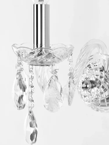 Бра 101B/1/165 Ni Bohemia Ivele Crystal без плафона на 1 лампа, основание прозрачное никель в стиле классический sp фото 4