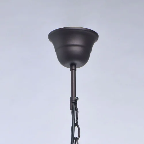 Светильник подвесной Замок 249018101 MW-Light коричневый на 1 лампу, основание коричневое в стиле кантри фото 9