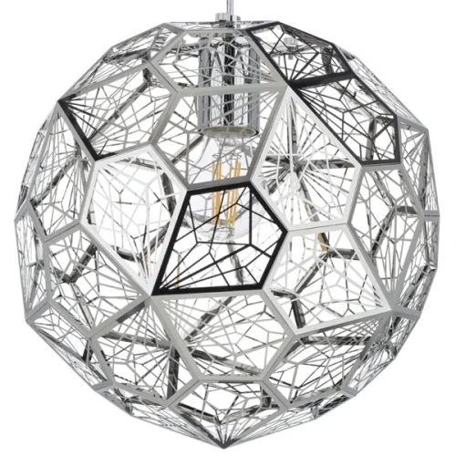 Светильник подвесной Fermo 724014 Lightstar хром 1 лампа, основание хром в стиле современный арт-деко  фото 4