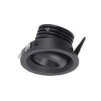 Светильник точечный LED Neptuno 7453 Mantra чёрный 1 лампа, основание чёрное в стиле современный хай-тек 