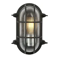 Настенный светильник Pointer 3022-1W Favourite уличный IP54 чёрный 1 лампа, плафон прозрачный в стиле современный E27