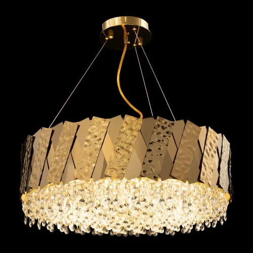 Люстра подвесная Artistico MOD017PL-05BS Maytoni прозрачная золотая на 5 ламп, основание латунь в стиле современный  фото 3