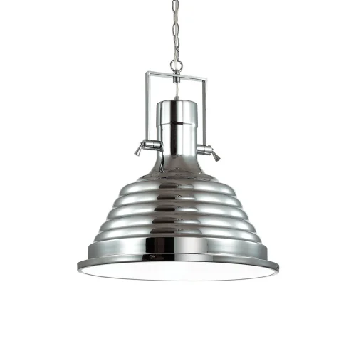 Светильник подвесной FISHERMAN SP1 CROMO Ideal Lux хром 1 лампа, основание хром в стиле современный 