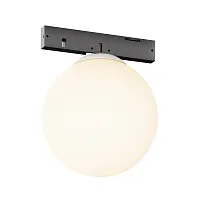 Трековый светильник Luna 3000К 3Вт 200° Magnetic track system Levity TR185-1-3W3K-B Maytoni белый для шинопроводов серии Magnetic track system Levity чёрный