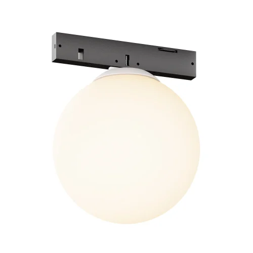 Трековый светильник Luna 3000К 3Вт 200° Magnetic track system Levity TR185-1-3W3K-B Maytoni белый для шинопроводов серии Magnetic track system Levity чёрный