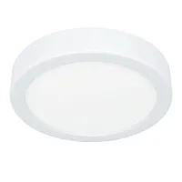 Светильник накладной LED Fueva 901332 Eglo белый на 1 лампу, основание белое в стиле современный круглый