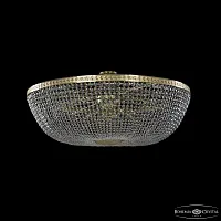 Люстра потолочная 19111/125IV G Bohemia Ivele Crystal прозрачная на 18 ламп, основание золотое в стиле классический sp