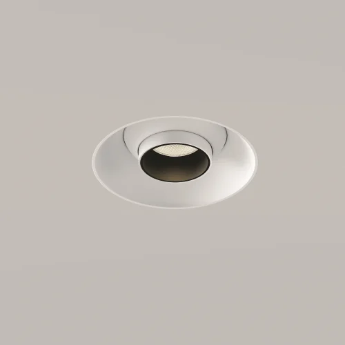 Светильник точечный LED Focus T C140TRS-L200-7W3K-W Maytoni белый на 1 лампу, основание белое в стиле современный хай-тек для затирки трубочки фото 14
