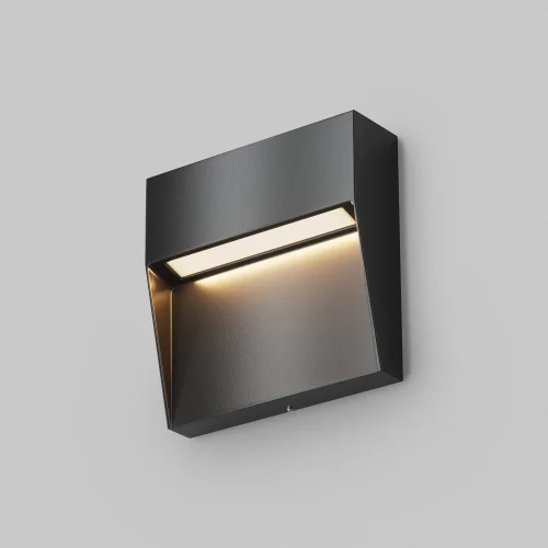 Подсветка для лестниц LED Mane O047SL-L3B3K Maytoni уличный IP54 чёрный 1 лампа, плафон чёрный в стиле хай-тек современный LED фото 3