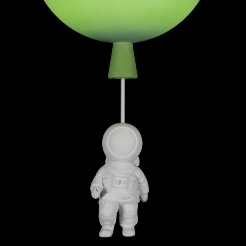 Светильник потолочный Cosmo 10044/200 Green LOFT IT зелёный 1 лампа, основание белое в стиле современный космонавт фото 8