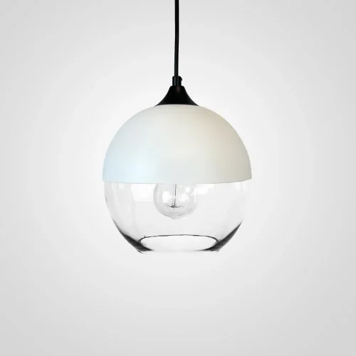 Светильник подвесной Nord 101842-26 ImperiumLoft прозрачный 1 лампа, основание белое в стиле современный  фото 2
