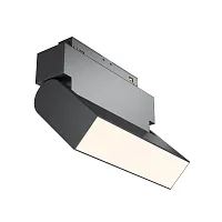 Трековый светильник LED Magnetic track system Gravity TR075-2-10W3K-B Maytoni чёрный для шинопроводов серии Magnetic track system Gravity чёрный