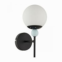 Бра Sunday 6526/1W Lumion белый 1 лампа, основание разноцветное чёрное в стиле современный шар