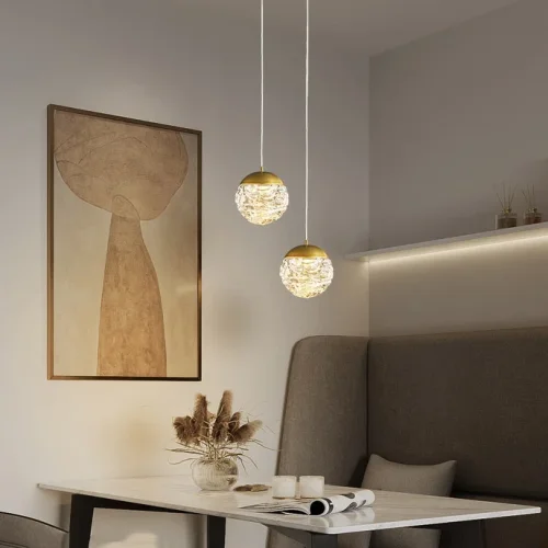 Светильник подвесной VERENA 208553-23 ImperiumLoft прозрачный на 1 лампу, основание латунь в стиле современный фото 8 Светильник подвесной VERENA 208553-23 ImperiumLoft прозрачный на 1 лампу, основание латунь в стиле современный фото 8