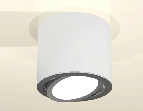 Светильник накладной XS7401003 Ambrella light белый 1 лампа, основание белое в стиле модерн хай-тек круглый фото 2