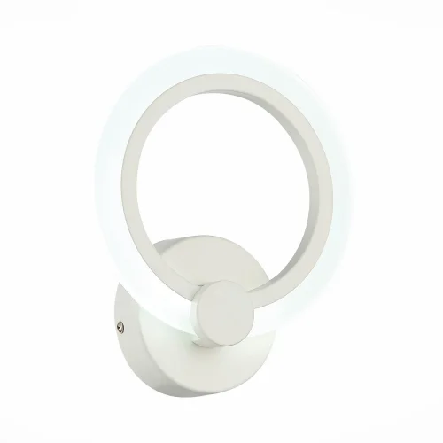 Бра LED Cerina SLE500551-01 Evoled белый на 1 лампа, основание белое в стиле хай-тек современный кольца фото 2