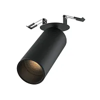 Светильник точечный Focus Led C053CL-L12W3K-W-B Maytoni чёрный на 1 лампу, основание чёрное в стиле хай-тек современный 