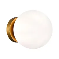 Бра Acini SL717.201.01 Evoluce белый 1 лампа, основание золотое в стиле современный 