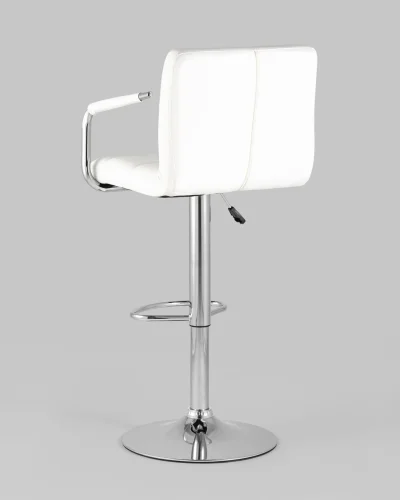 Стул барный Малави NEW, белый NP УТ000039147 Stool Group, /экокожа, ножки/металл/, размеры - 910*1110**** фото 5