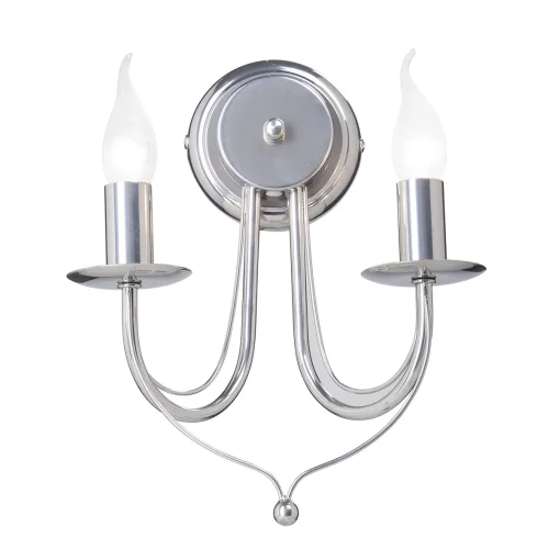 Бра V3716/2A Vitaluce без плафона на 2 лампы, основание хром в стиле классический 