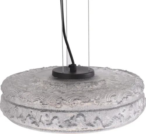 Светильник подвесной LED Antike SL6143.403.01 ST-Luce прозрачный на 1 лампу, основание чёрное в стиле современный фото 2