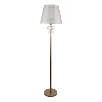 Торшер Teneritas 2553-1F Favourite белый на 1 лампу, основание золотое в стиле классический 